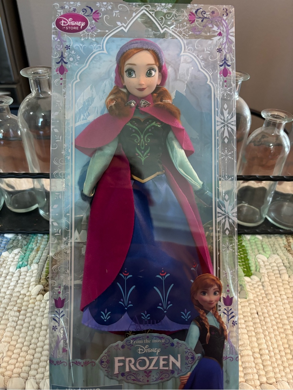 New Disney Store Original Princess Anna 12" Classic Doll NIB Frozen 1st release